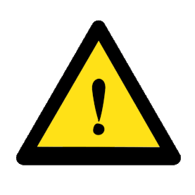 警示注意小心警告牌安全标识gif图素材