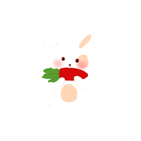 兔子胡萝卜卡通gif图素材