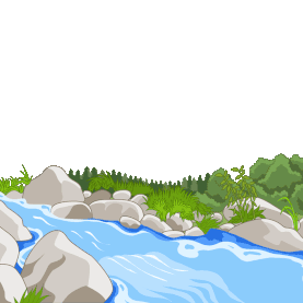 小溪流淌河流流水水流水gif图素材