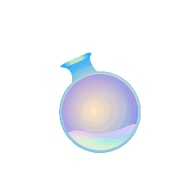万圣节魔法玻璃瓶紫色游戏药水gif图素材
