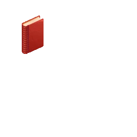 红色精装书籍书本gif图素材