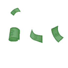 纸币钞票金融理财赚钱美元绿色gif图素材