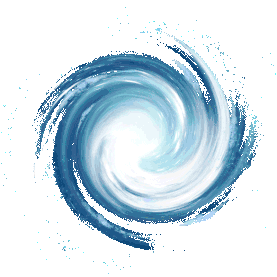 旋涡蓝色自然灾害台风飓风gif图素材