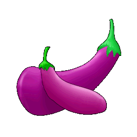 蔬菜蔬果绿色食品茄子紫色gif图素材图片