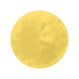 月亮月球圆月赏月旋转黄色gif图素材