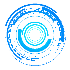 圆环底纹装饰科技感蓝色gif图素材