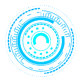科技圆环装饰现代蓝色gif图素材