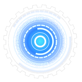 智能旋转圆环科技蓝色gif图素材