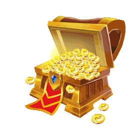 金币宝箱宝藏财宝财富游戏gif图素材