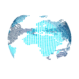 科技地球地图全球化gif图素材