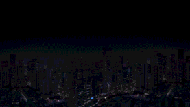 科技城市夜景大气蓝色视频背景gif图素材