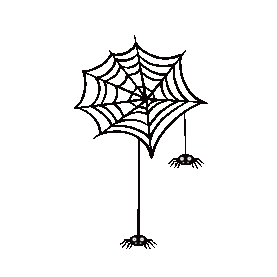 万圣节万圣蜘蛛蜘蛛网黑色gif图素材