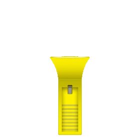 黄色手电筒照明gif图素材