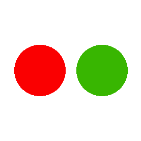 圆形对错复选标记手绘符号红绿