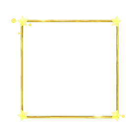金色炫光星星边框文本框gif图素材
