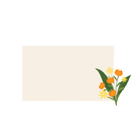 感恩信封植物花束花朵边框文本框标题框标题栏gif图素材图片