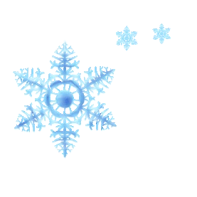 冬季冬天冰晶雪花雪水晶雪蓝色挂饰装饰吊饰gif图素材小寒大寒图片