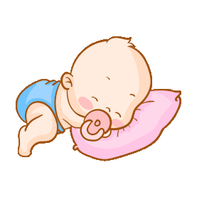 睡觉睡眠的婴儿娃娃宝宝gif图素材