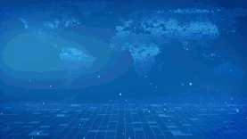 蓝色大气世界地图科技视频背景gif图素材