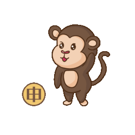 中国传统十二生肖动物猴子