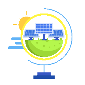 太阳能清洁能源可持续发展环保gif图素材
