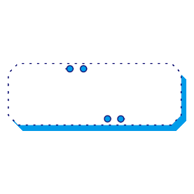 点线边框孟菲斯蓝色标题框标题栏gif图素材
