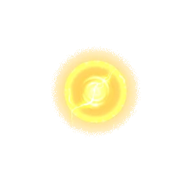 金色光效光球闪电旋转游戏特效图片