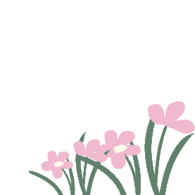 粉色小花花朵花植物装饰gif图素材