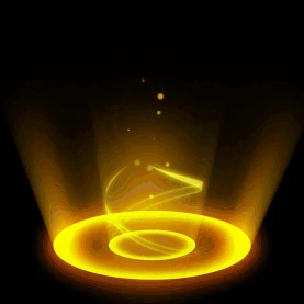 金色法阵粒子圆扩散螺旋线光效游戏回城