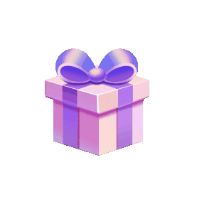 电商礼物礼盒紫色礼品gif图素材