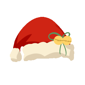 圣诞圣诞节圣诞帽子红帽子gif图素材