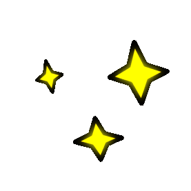 闪光闪烁星星黄色装饰gif图素材