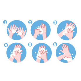 勤洗手讲卫生步骤预防病毒细菌宣传洗手gif图素材