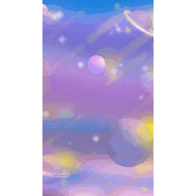 夜空唯美星球蓝紫色竖版视频背景海报gif图素材图片