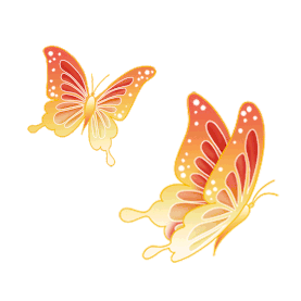 蝴蝶飞舞昆虫金色动物gif图素材