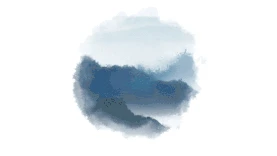水墨山水山峦云雾中国风视频背景gif图素材