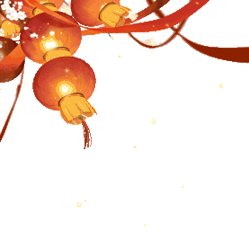 春节新春过年喜庆灯笼红绸张灯结彩中国风gif图素材图片