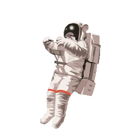 宇航员航天员探索太空出舱活动航天gif图素材