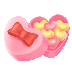 情人节爱心礼盒立体3D心形浪漫粉色gif图素材520图片