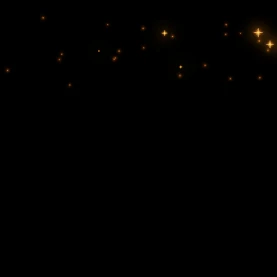 粒子光光效星星飘散金色橙色图片