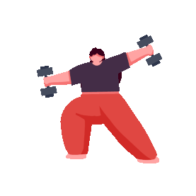 锻炼身体健身举哑铃的女性运动图片