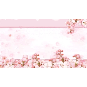 春天春季樱花盛开粉色边框视频背景gif图素材图片