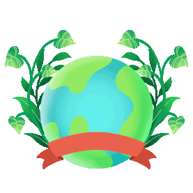 植树节植树植树节绿色环保地球植物绿色gif图素材