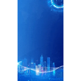 科技蓝色城市商务科幻竖版视频背景gif图素材