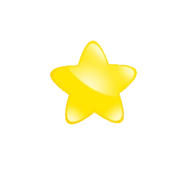 黄色星星闪光闪烁