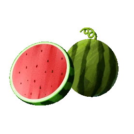 夏天夏季水果西瓜gif图素材