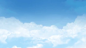 天空蓝天白云纸飞机视频背景小清新蓝色gif图素材