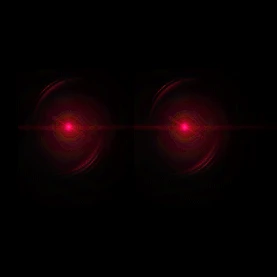 红眼特效光晕光圈红色光线旋转闪烁光效光发光
