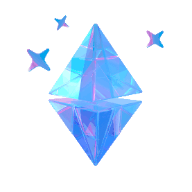 3D立体c4d酸性几何棱形玻璃晶体立体动图gif