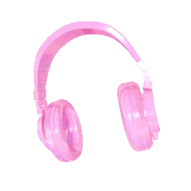 3D立体C4D耳机耳麦音乐GIF动态动图  